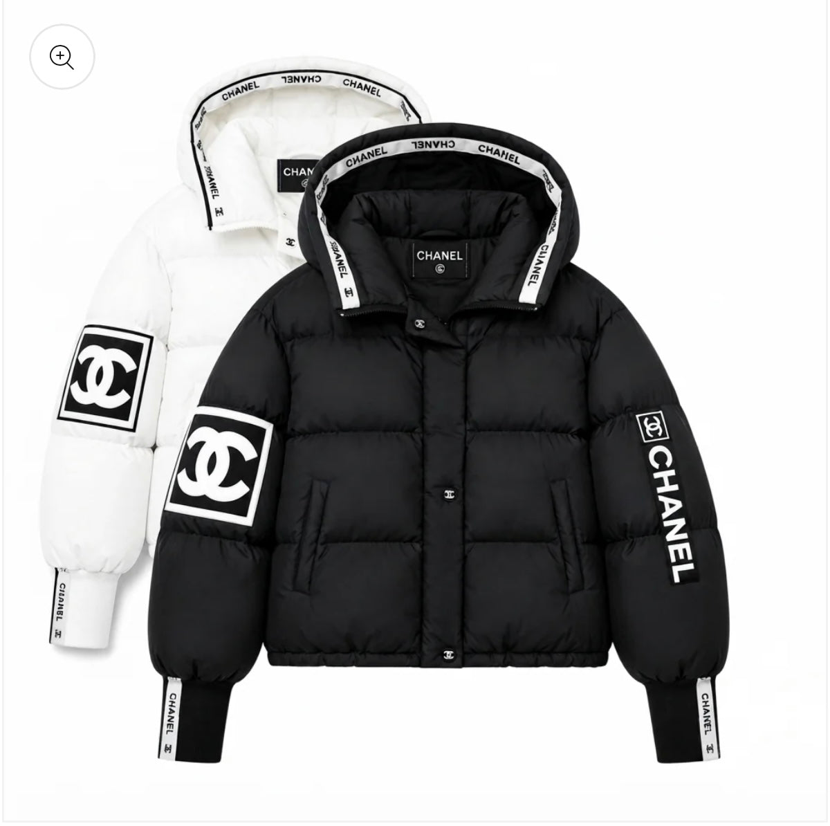 ‘‘CC“ Hooded Puffer Jacke