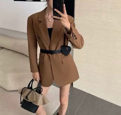‘‘PR“ Blazer mit Gürteltasche