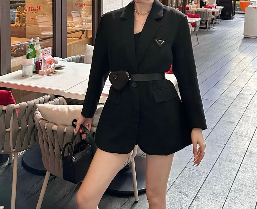 ‘‘PR“ Blazer mit Gürteltasche