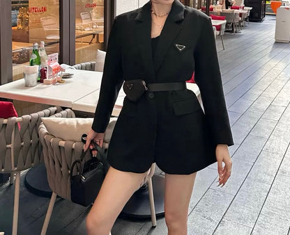 ‘‘PR“ Blazer mit Gürteltasche