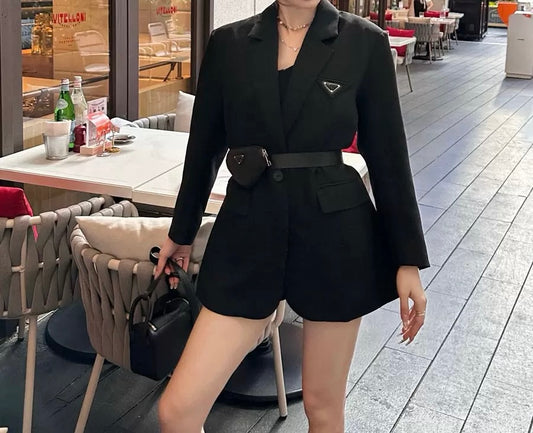 ‘‘PR“ Blazer mit Gürteltasche