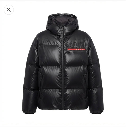 ‘‘PR“ Glossy T Puffer Jacke