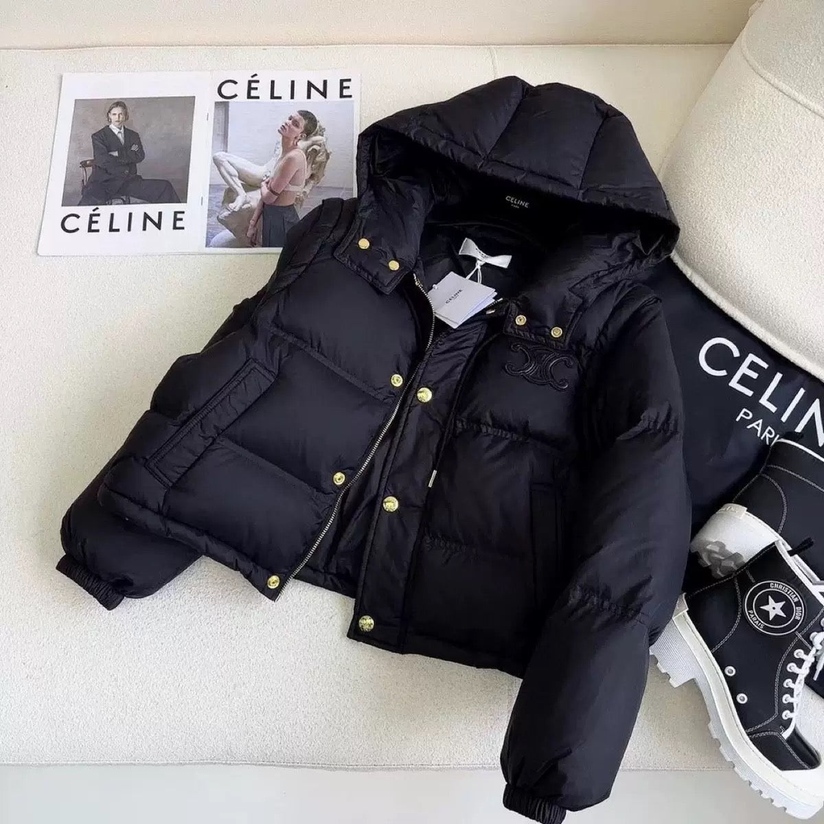 ''CE'' Puffer Jacket