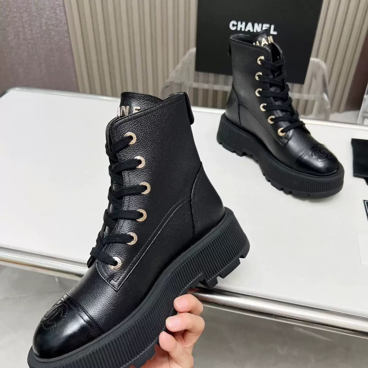 ‘‘CC“ Ankle Boots